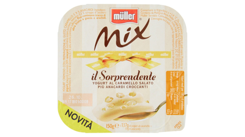 Mullermix yogurt caram/anacardi