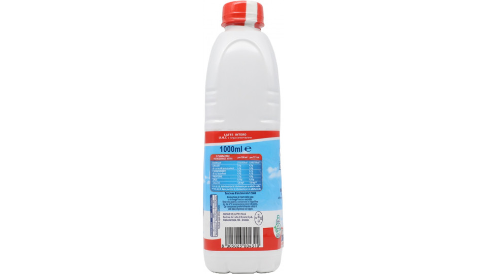Brescia Latte di Centrale Intero U.H.T. lt.1