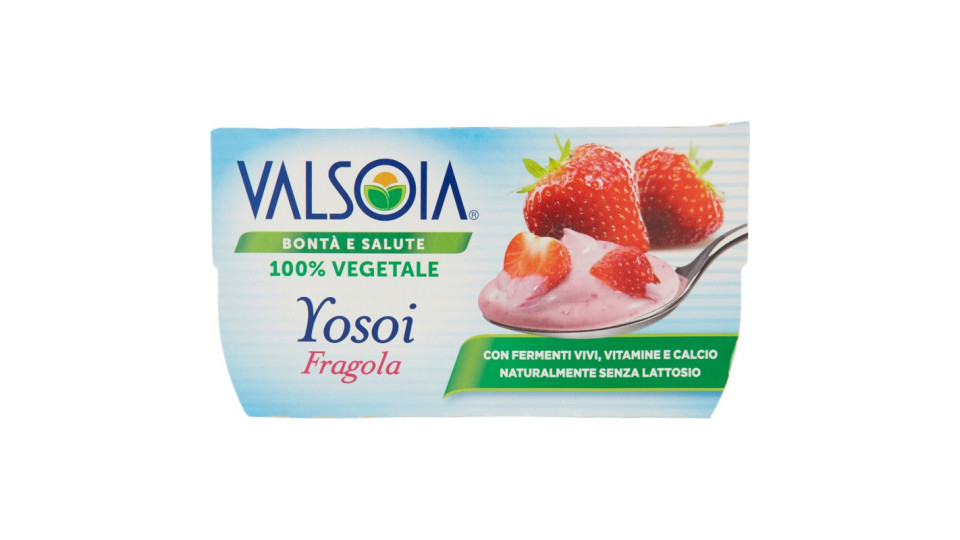 Valsoia Yosoi gusto Fragola 2x125gr