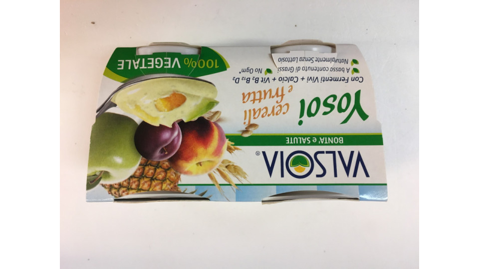Valsoia Yosoi gusto Cereali e Frutta 2x125gr