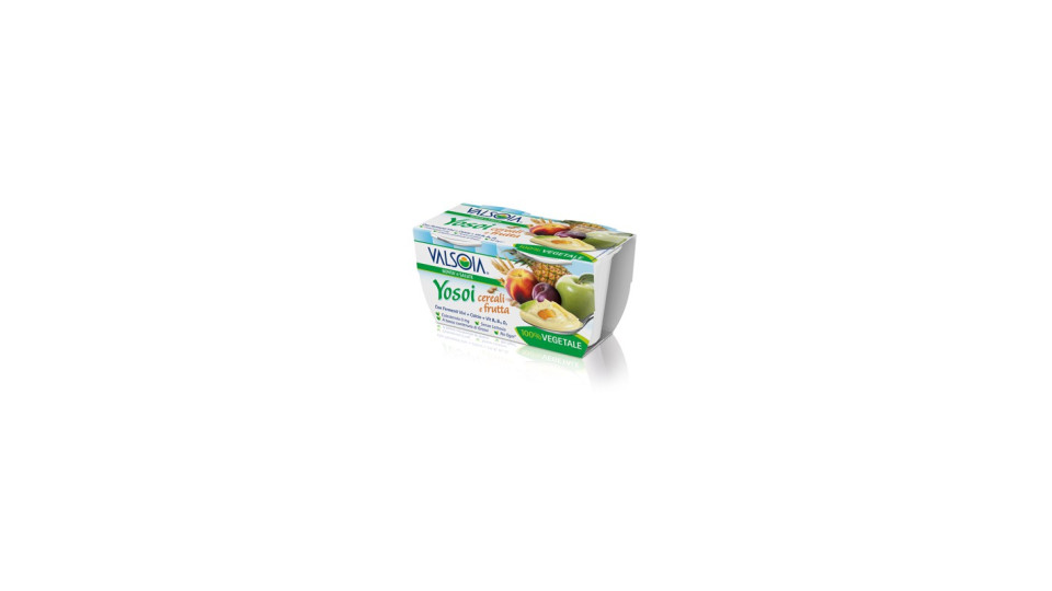 Valsoia Yosoi gusto Cereali e Frutta 2x125gr