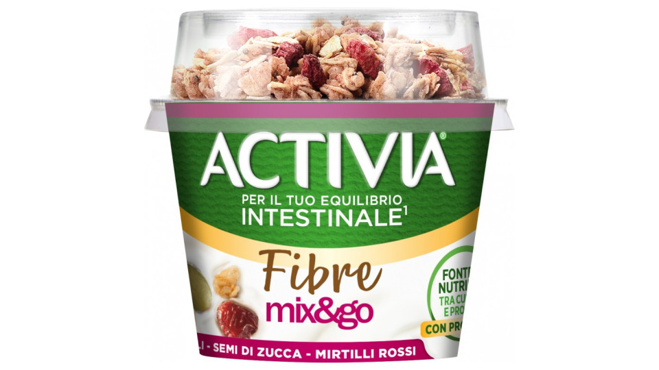 ACTIVIA Mix&Go con Probiotico Bifidus, Yogurt con Muesli,...