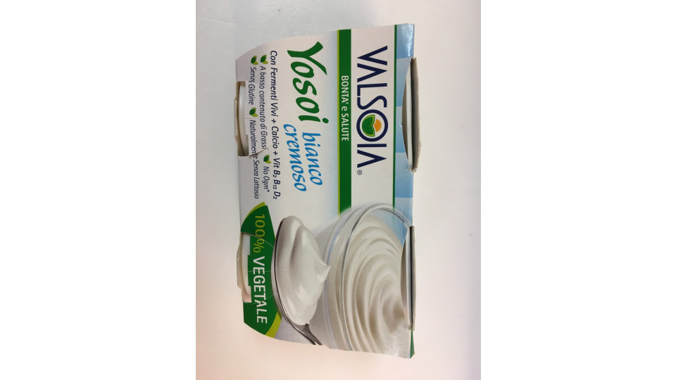 Valsoia Yosoi gusto Bianco Cremoso 2x125gr