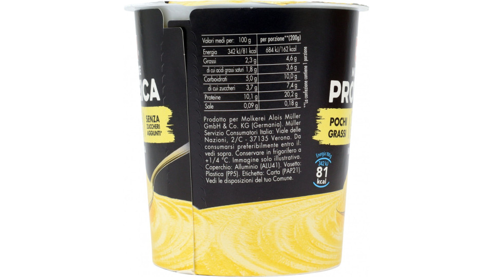 Müller Mousse Proteica Vaniglia 200 g