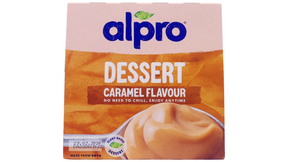 ALPRO Dessert 100% Vegetale Gusto Caramello, Senza Lattosio,...