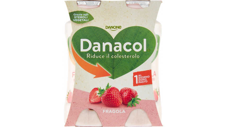 Danone Danacol Fragola 4 x 100 gr.