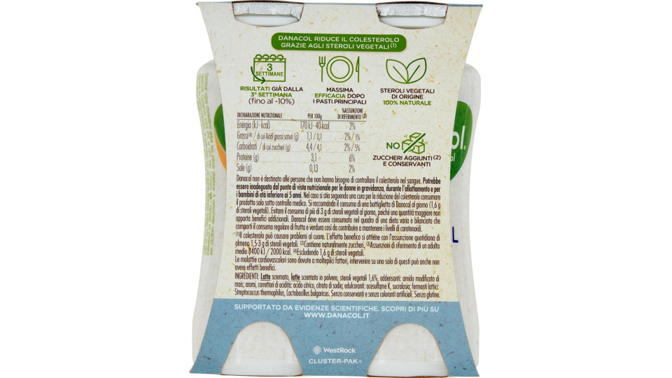 Danone danacol bianco x 4 gr.100