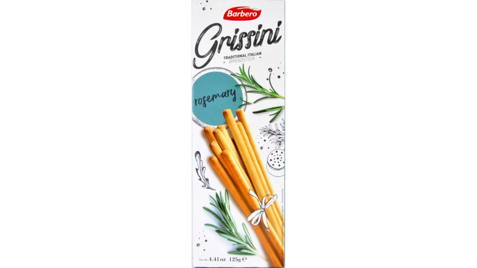 Barbero grissini torinesi al rosmarino gr.125