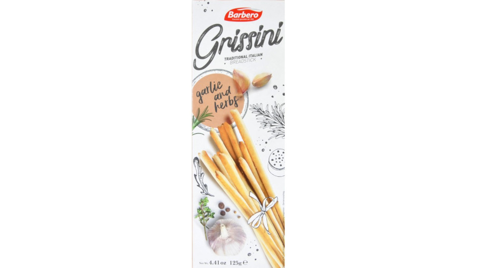 Barbero grissini torinesi aglio e erbe gr.125