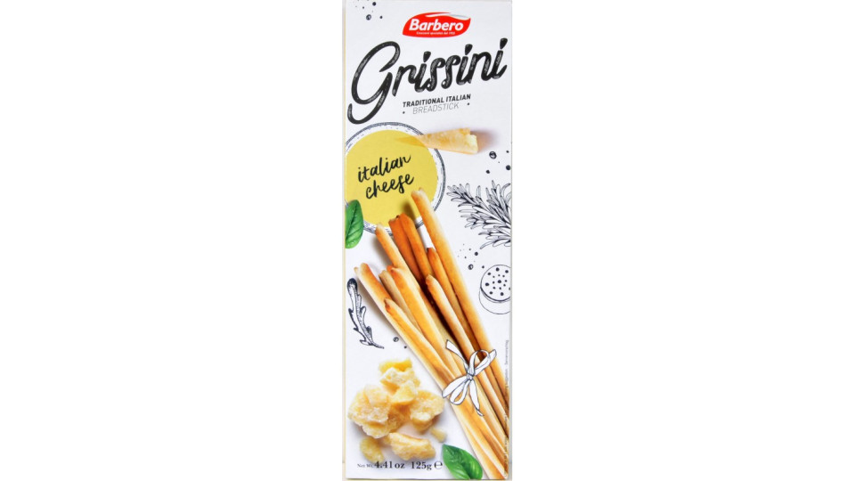 Barbero grissini torinesi con formaggio gr.125