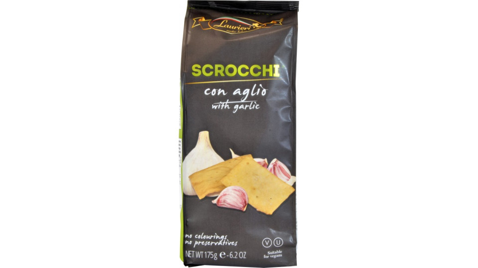 Laurieri scrocchi con aglio gr.175