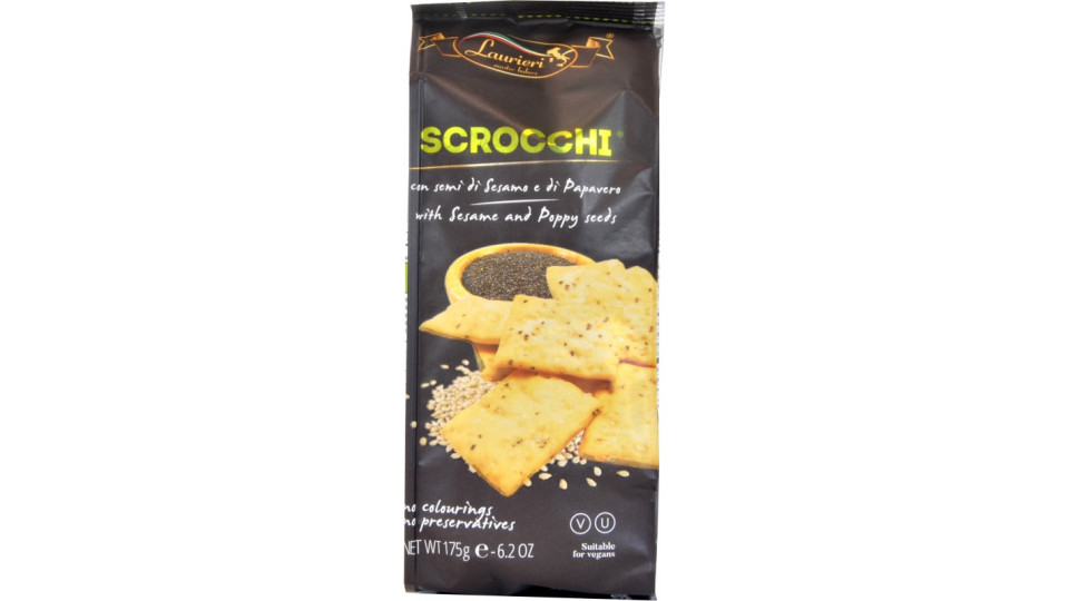 Laurieri scrocchi con semi dio sesamo e papavero gr.175