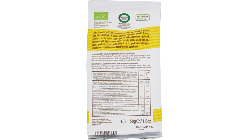 Fiorentini minigallette semi quinoa gr50