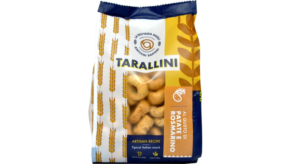 Antichi Sapori tarallini con patate e rosmarino gr.250