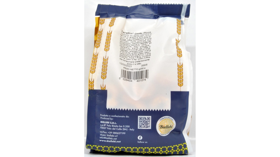 Antichi Sapori tarallini gusto pizza gr.250