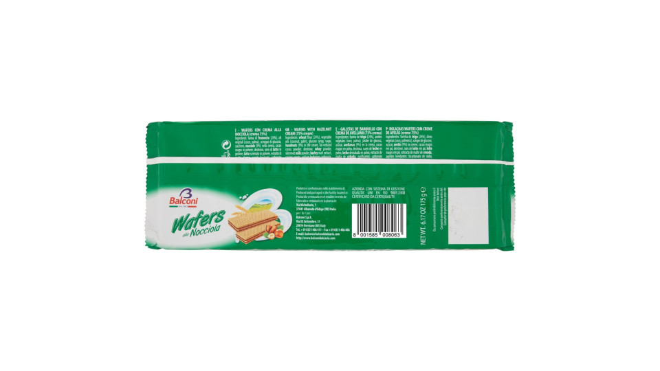 Balconi wafers alla nocciola gr.175