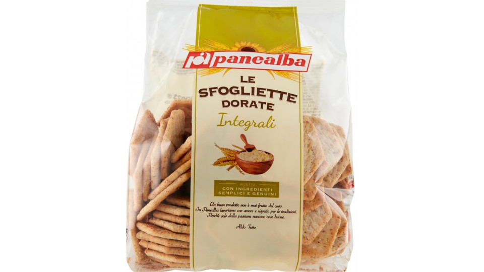 Panealba le Sfogliette Dorate Integrali 180 g