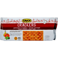 Crich crackers con olio extra vergine di oliva pomodoro e...