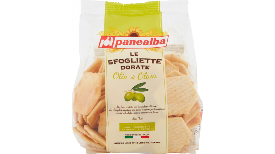 Panealba le Sfogliette Dorate Olio di Oliva 180 gr.