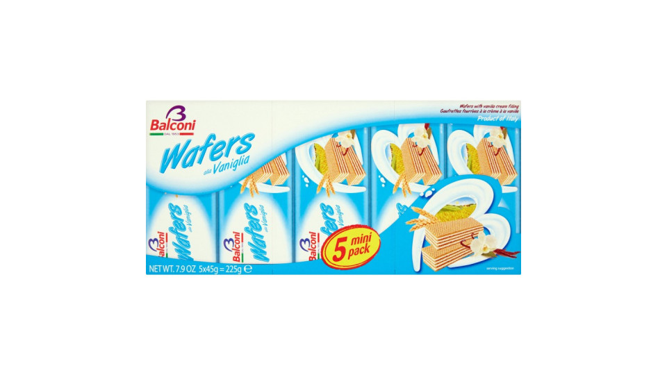 Balconi wafers alla vaniglia 5x45 gr.