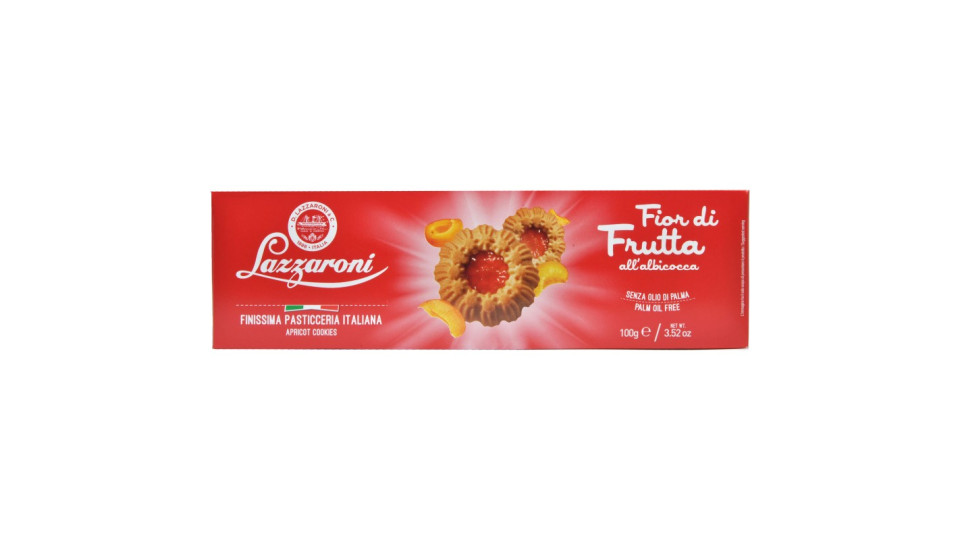 Lazzaroni fior di frutta albicocca gr.100