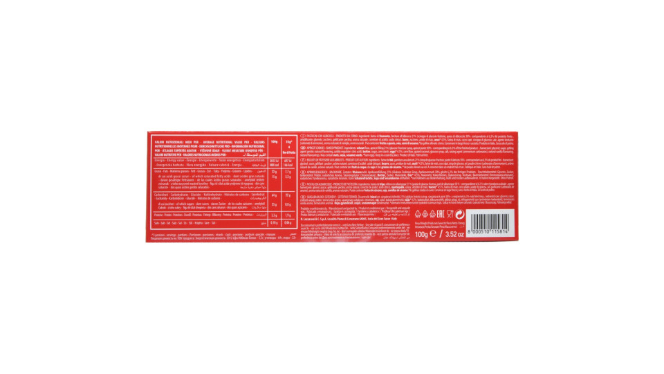 Lazzaroni fior di frutta albicocca gr.100