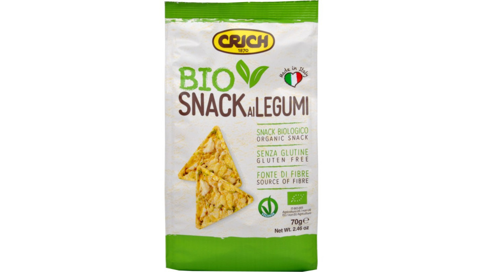 Crich bio snack ai legumi gr.70