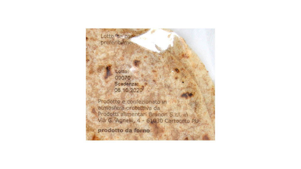 Brunori piadina integrale x3 gr.300