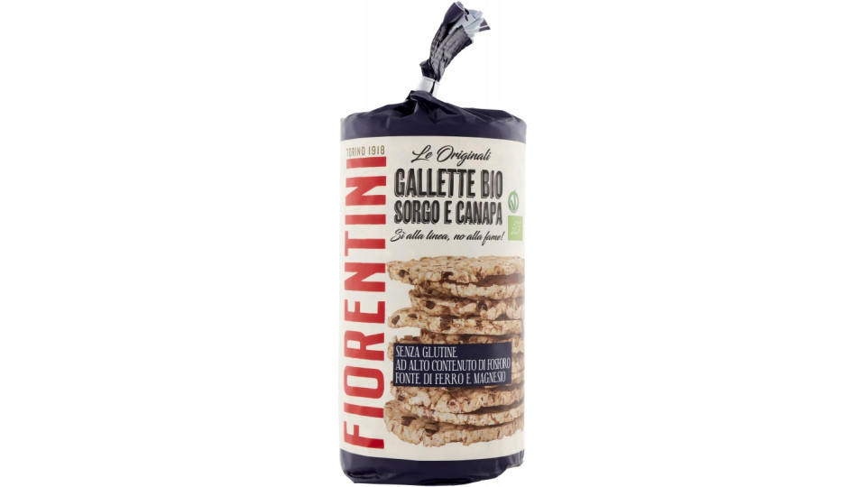 Fiorentini le Originali Gallette Bio Sorgo e Canapa 120 g