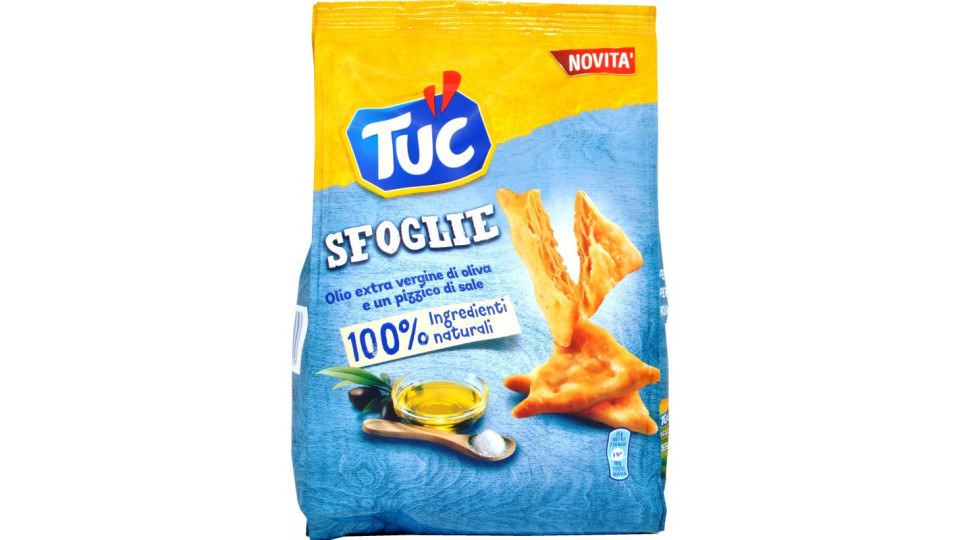 Saiwa tuc sfoglie con olio extra vergine d'oliva e un...