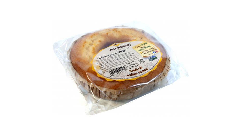 Valdiporro ciambella al limone gr.400