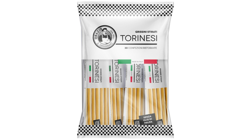 Lema grissini torinesi Orazio ristorante senza olio di palma...