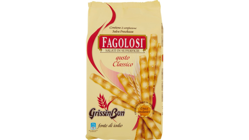 GrissinBon Fagolosi gusto Classico 2 x 125 gr.