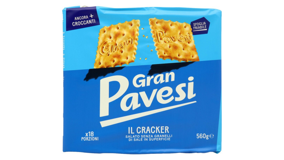 Gran Pavesi il Cracker Salato senza Granelli di Sale in...