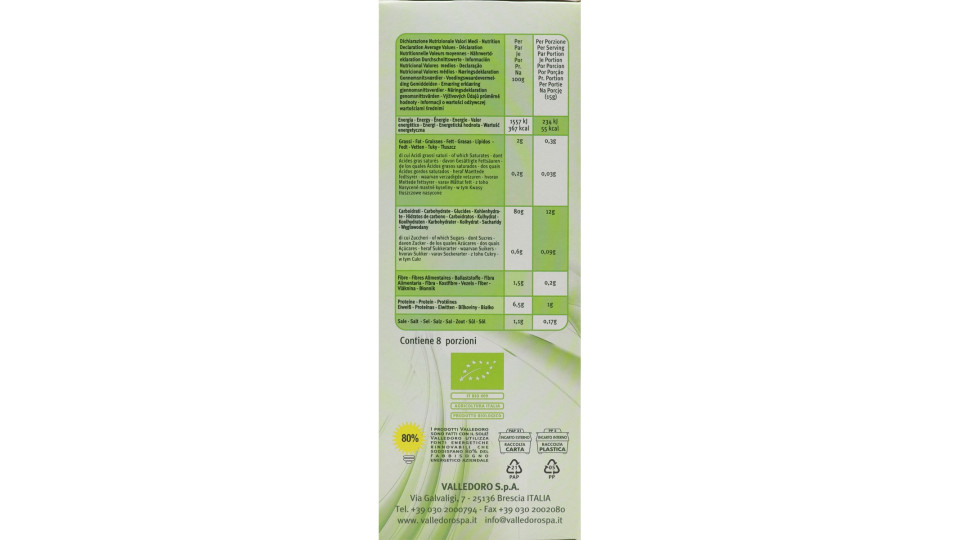 Valledoro Sungri grissini di mais biologici 120g