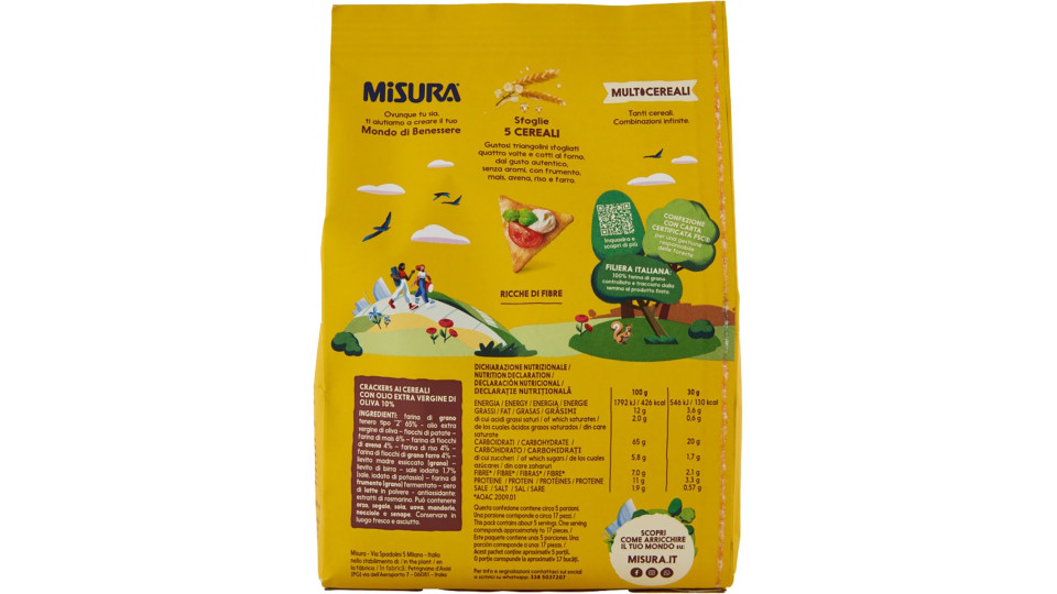 Misura Multicereali Sfoglie ai 5 Cereali 170 g