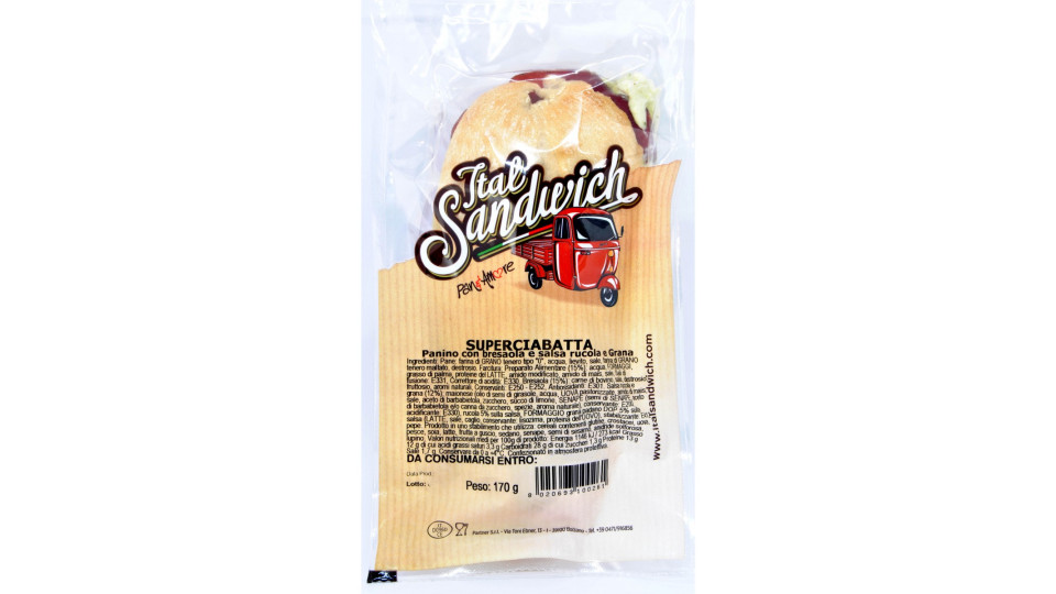 Superciabatta con bresaola gr.170