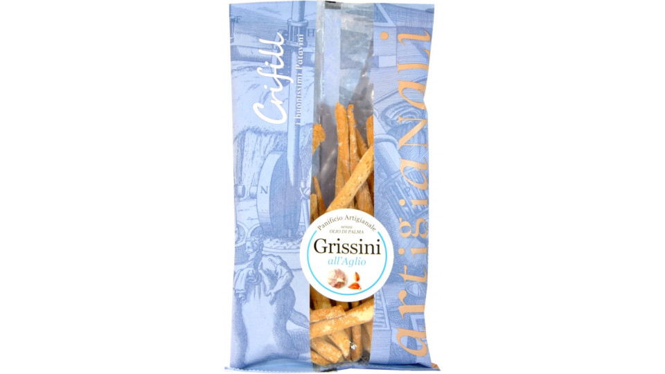 Crifill grissini con aglio gr200