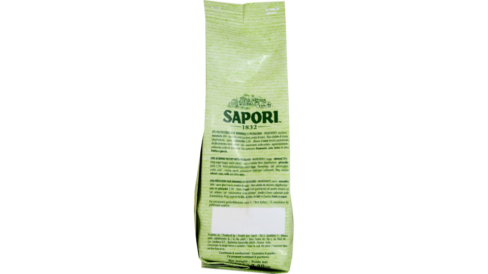 Sapori colombelle al pistacchio x6 gr.127