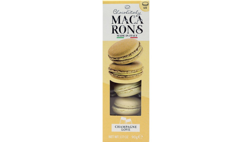 chocolitaly macarons champagne pz.6 gr.90