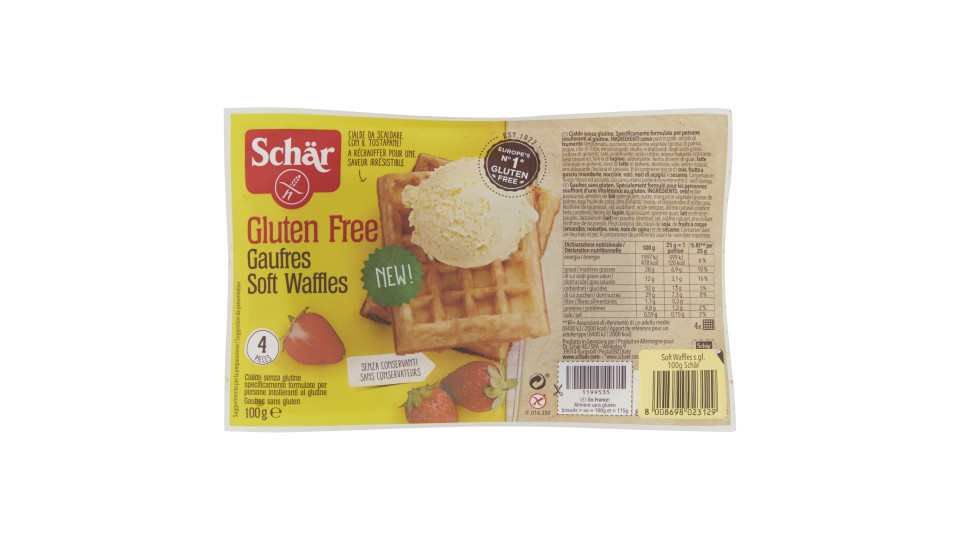 Schär Gaufres Soft Waffles 100 gr. senza glutine