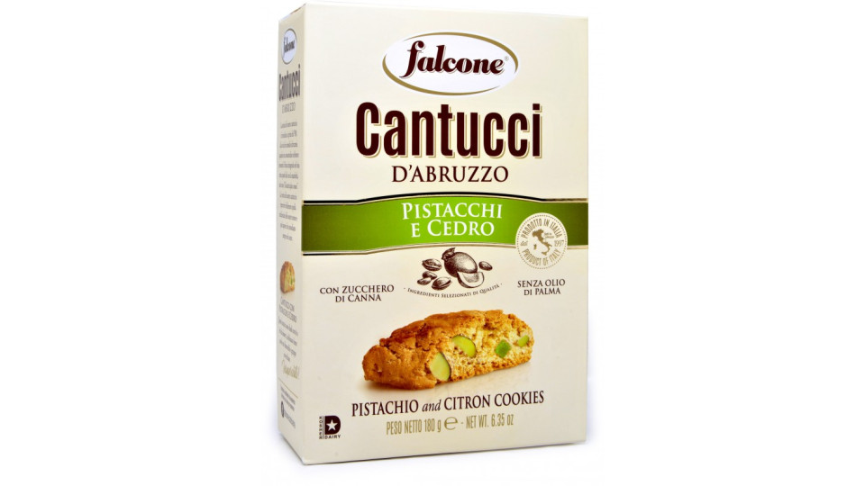 Falcone cantucci abruzzesi al pistacchio e cedro gr.170