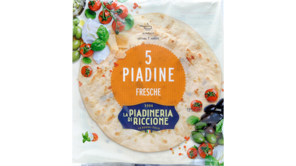 Gafre piadina riccione fresca gr.600 pz.5