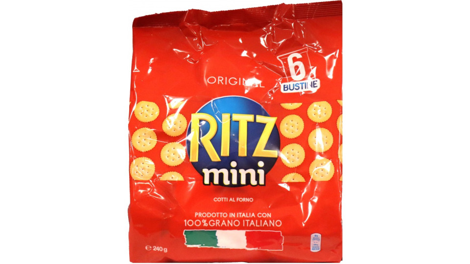 Ritz Original Mini Crackers Multipack 6 Bustine - 240g