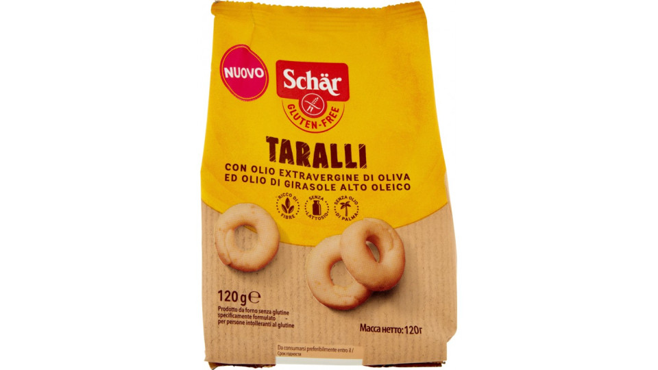 Schär Taralli con Olio Extravergine di Oliva ed Olio di...