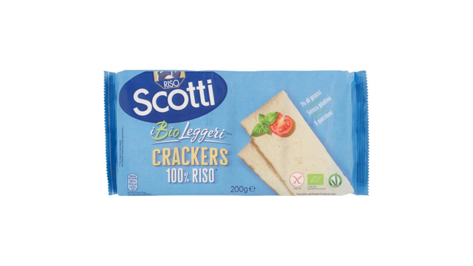 Riso Scotti i Bio Leggeri*** Crackers 100% Riso* 8 mono 200 gr.