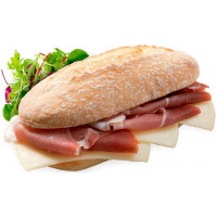 Ital panino campagnolo con prosciutto crudo gr.160