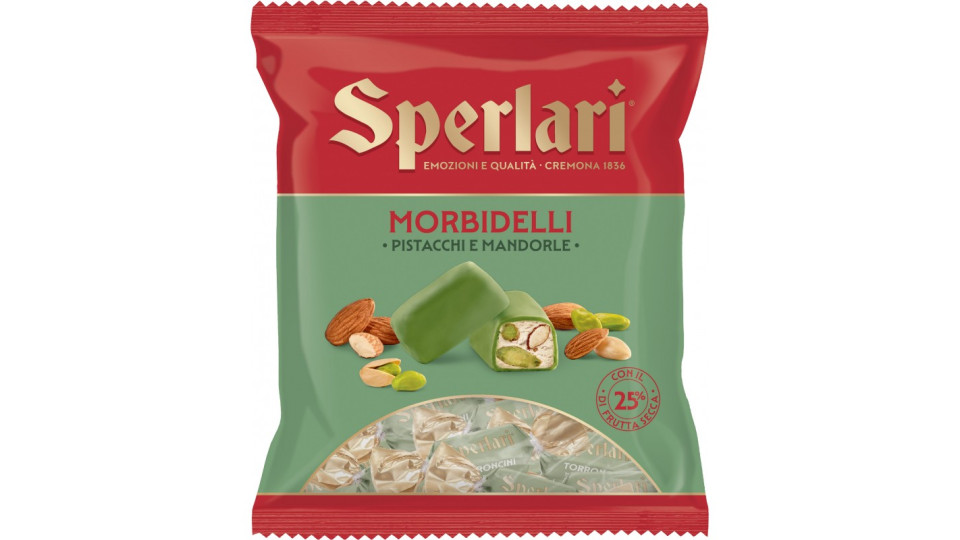 Sperlari Morbidelli Teneri con pistacchi e mandorle ricoperti...