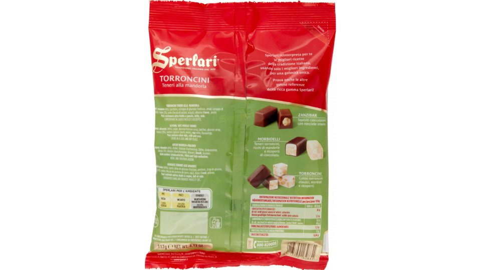 Sperlari Torroncini Teneri alla mandorla 117 g