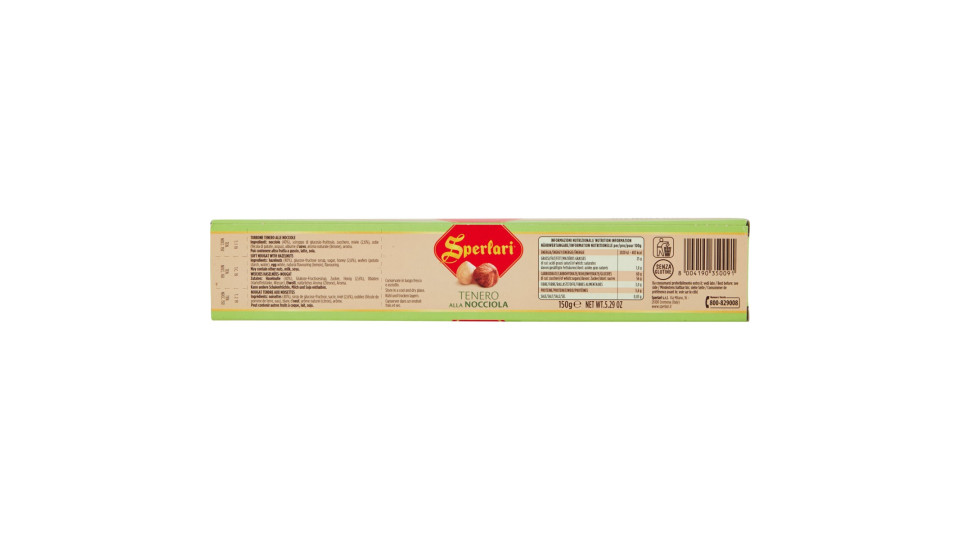 Sperlari torrone morbido nocciola gr.150